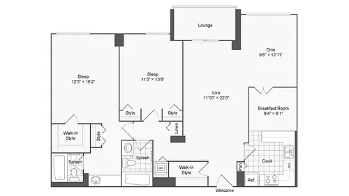 Floor plan Chesapeake