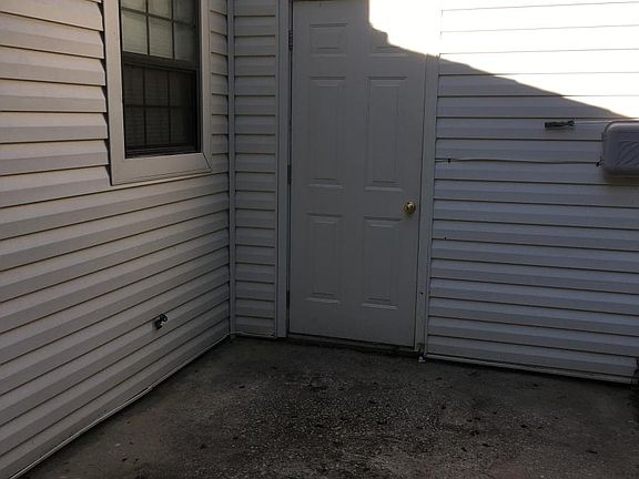 Back patio & storage room