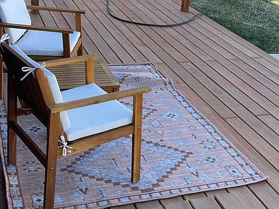 Backyard porch