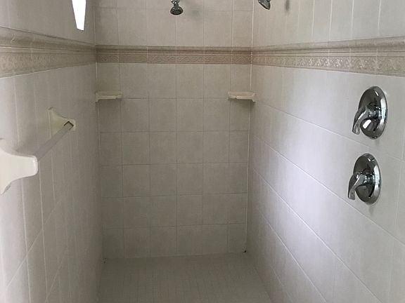 Master shower