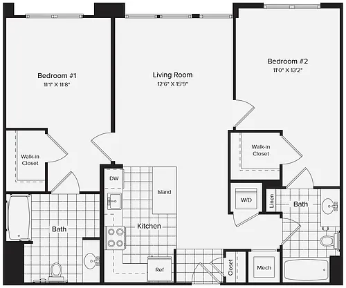 Floor plan B6