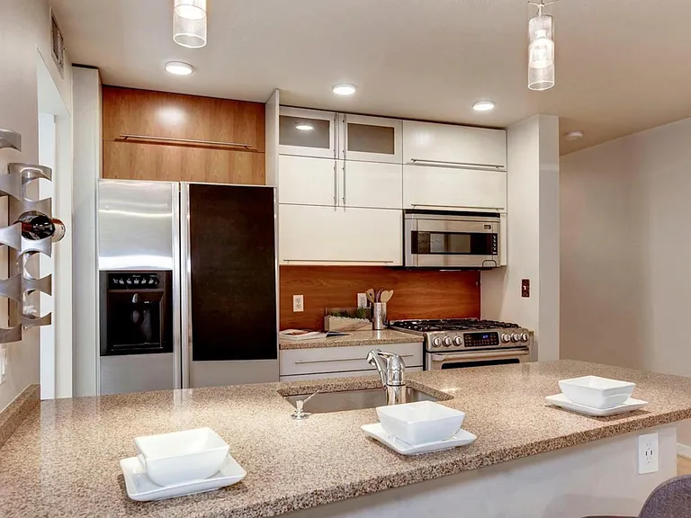 Kitchen with Ample Cabinet Storage