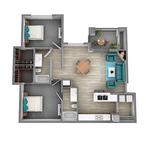 Floor plan B1