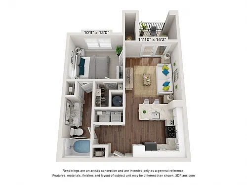 Floor plan The Carolina