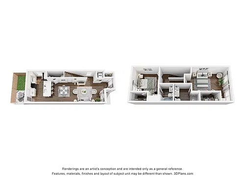 Floor plan 2x2.5 TH