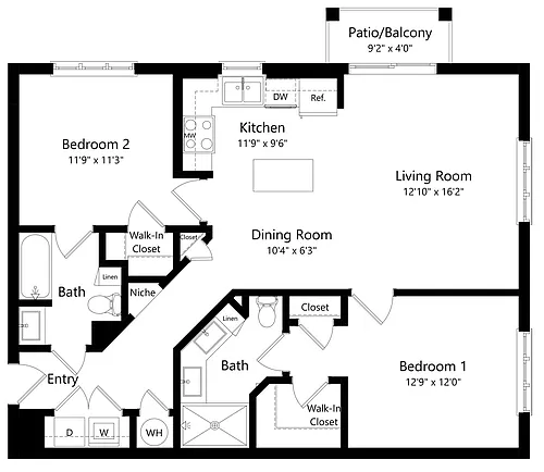 Floor plan BISMARCK