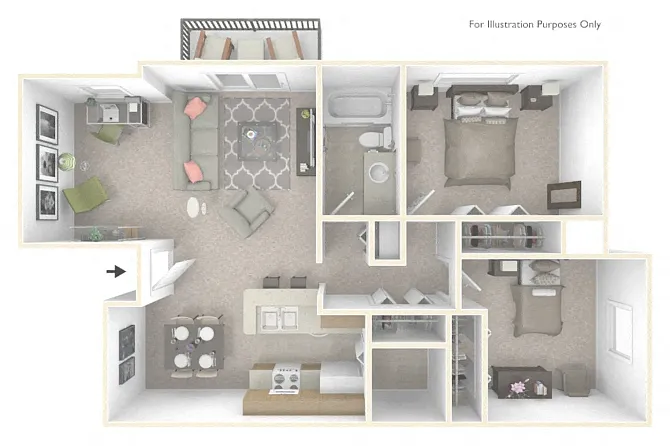Floor plan Daffodil Deluxe