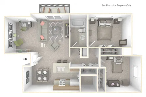 Floor plan Daffodil Deluxe