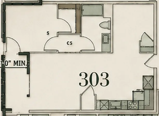 Floor plan The Wilshire