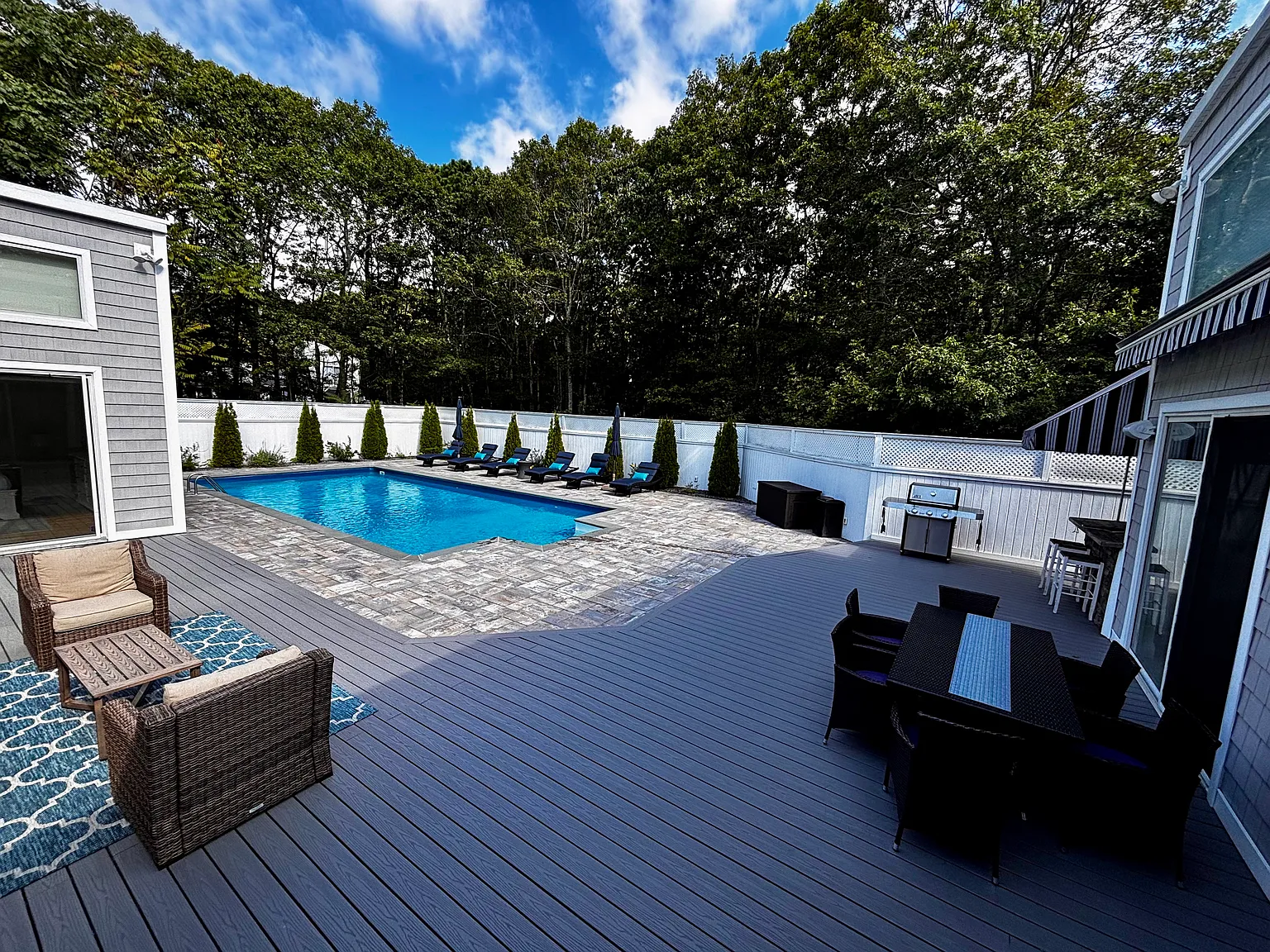 Quogue Village Renovated Contemporary with Pool — Photo 3