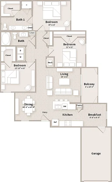Floor plan C1