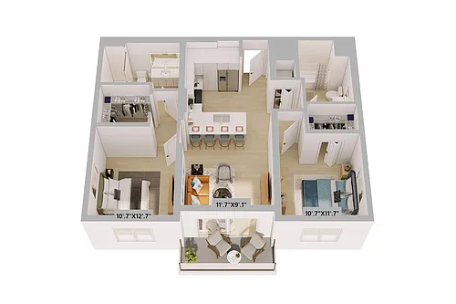 Floor plan The Vine B1