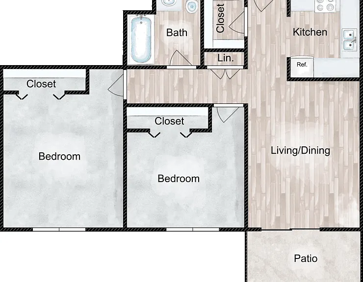 The Sutherland Floorplan Diagram