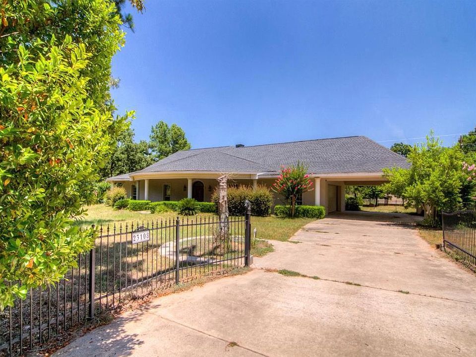 Extra long, gated driveway