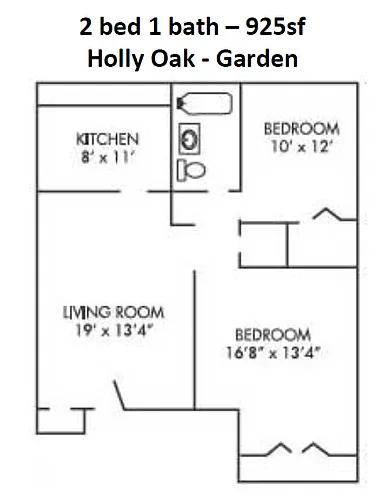 Floor plan Holly Oak Tax Credit
