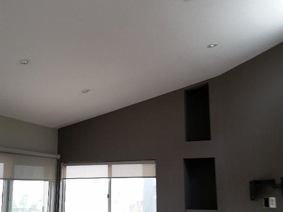 tall and open vaulted ceilings with loads of light