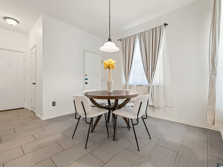 View of Dining Area from the Living Room