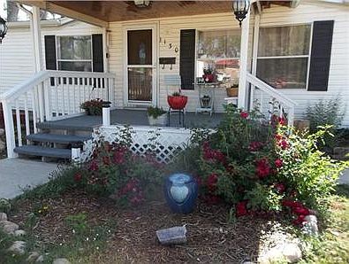 Inviting front porch