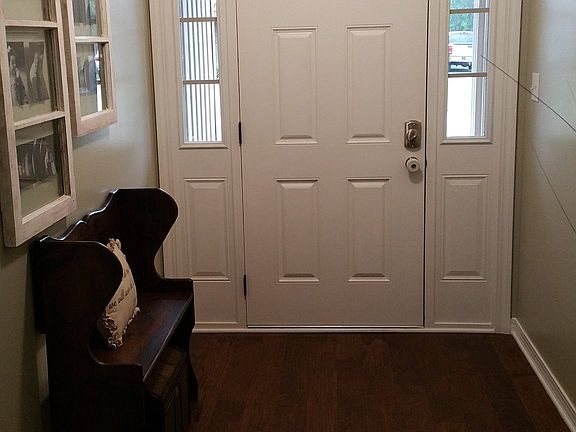 Hardwood foyer