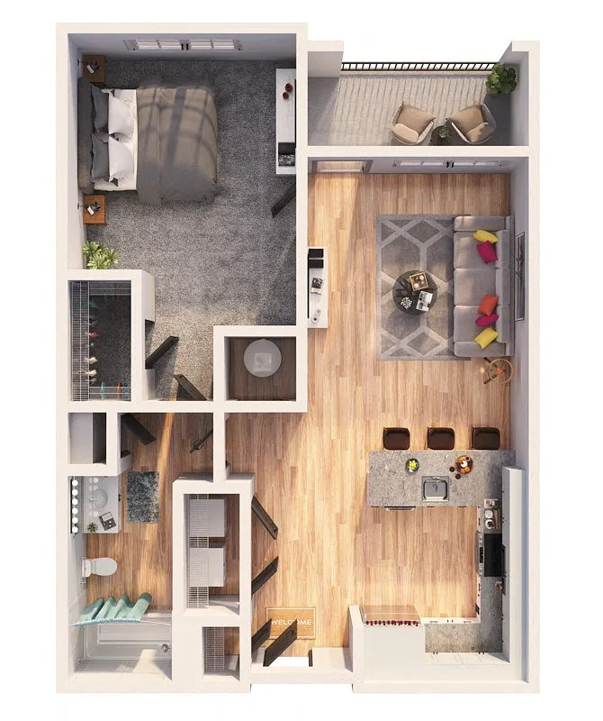 Floor plan A1A