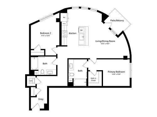 Floor plan B6