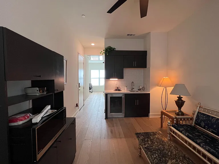 Living room cum kitchenette