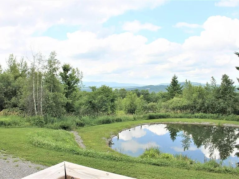 Beautiful view from the wrap-around deck.