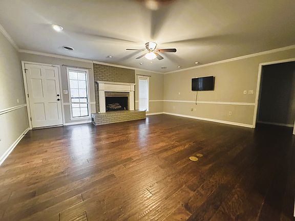 Living Room with gas fireplace