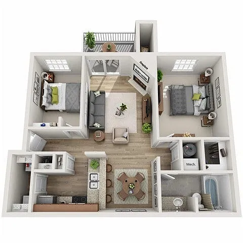 Floor plan 1D10
