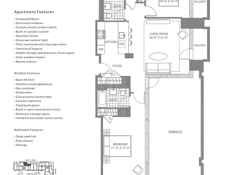 101 Bedford Ave #Penthouse D-708 — Photo 2