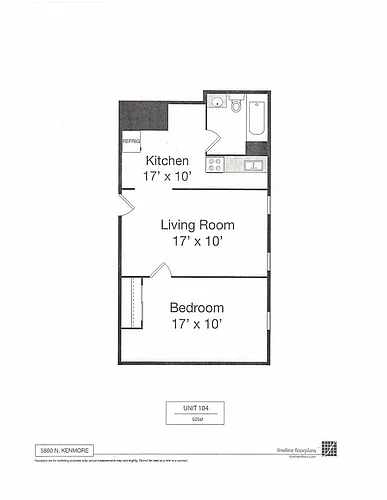 Floor plan 104