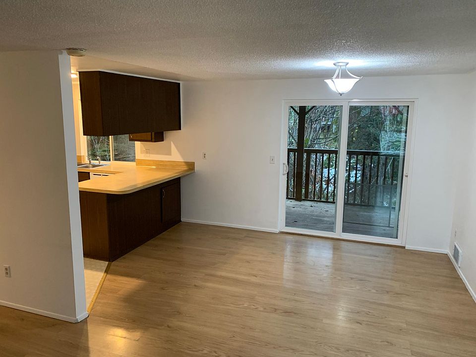 Looking into the dining room from the living room.