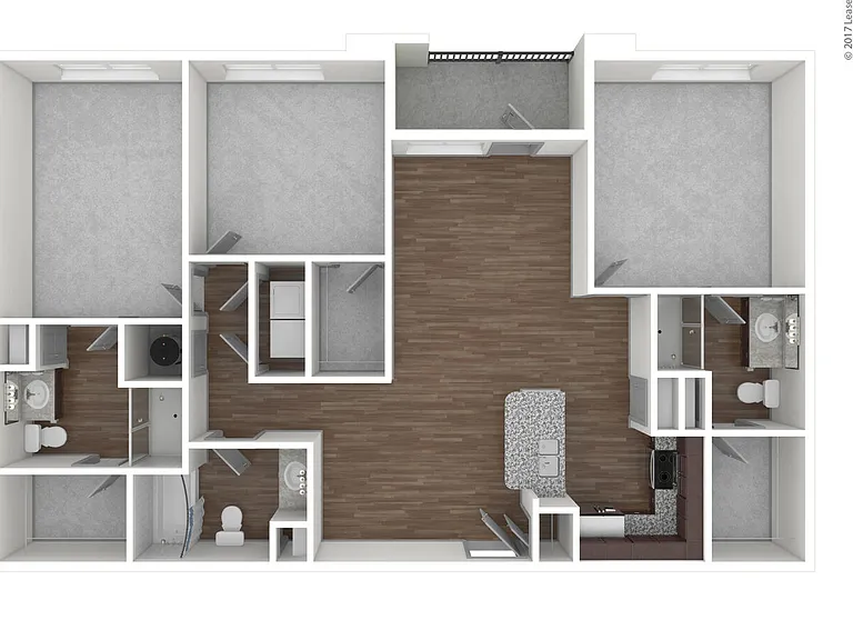 C1 floor plan Harlow Spring Cypress