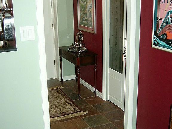 Entry with slate 