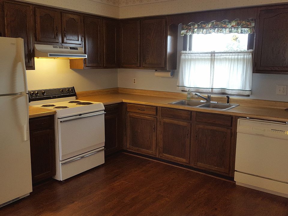Kitchen with new flooring
