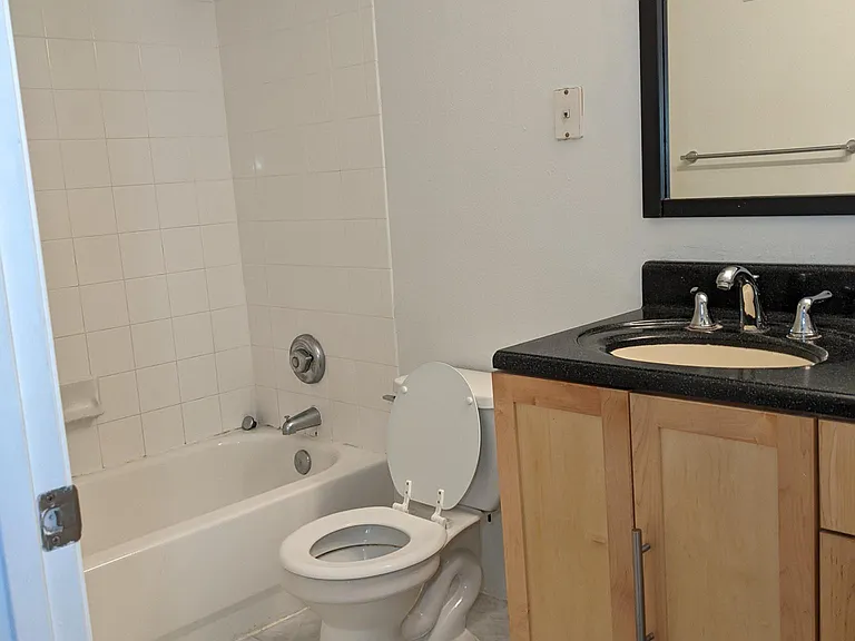 Bright bathroom.
