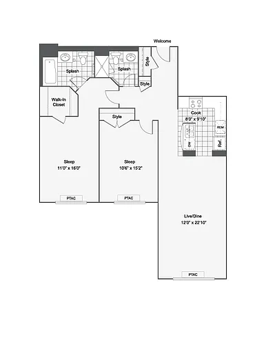 Floor plan B2