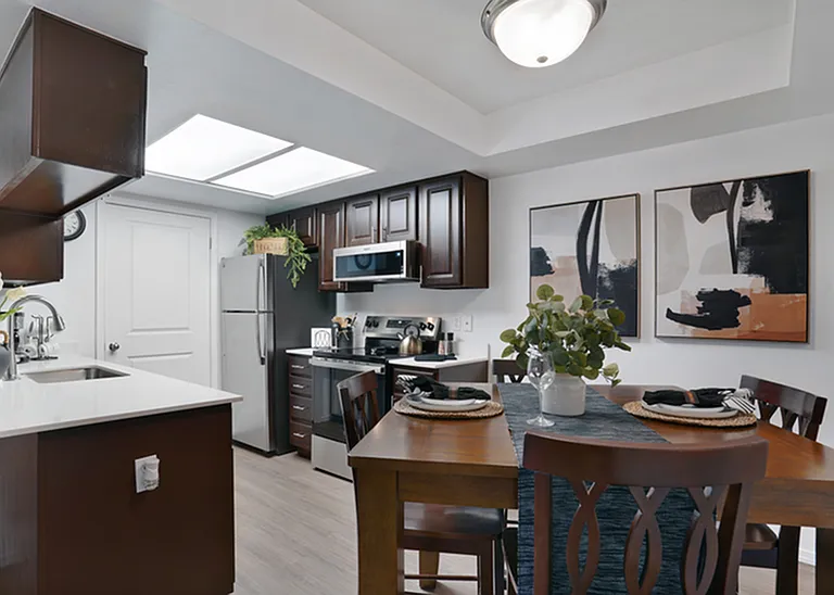 Open Kitchen and Dining Area