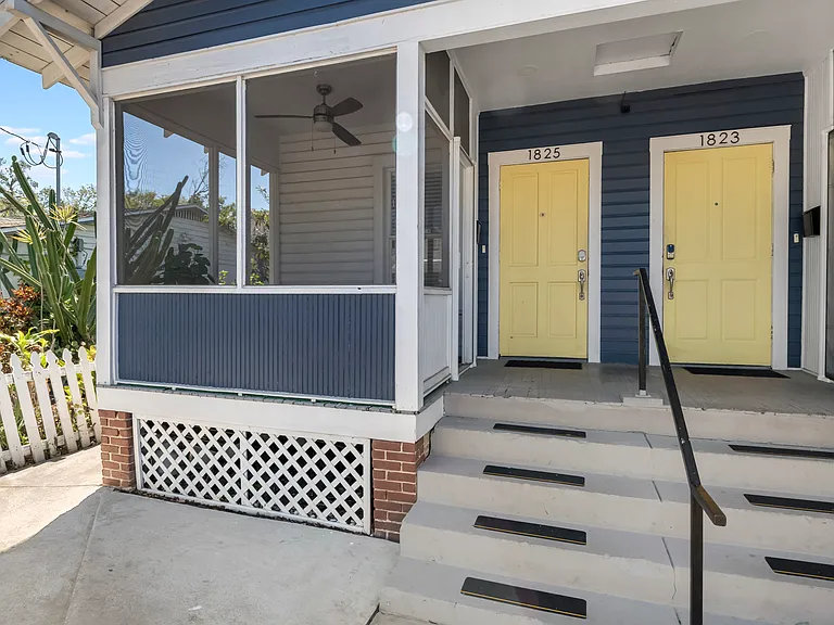 front of property