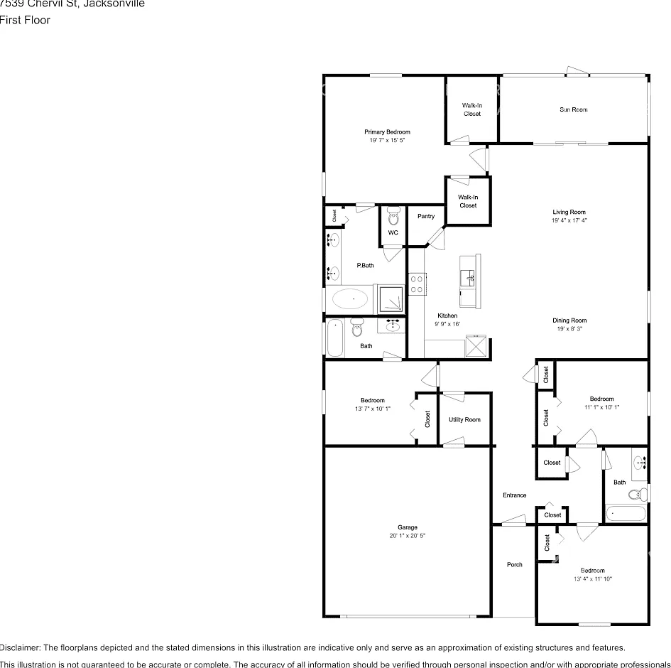 7539 Chervil St Jacksonville, FL 32219 — Photo 2