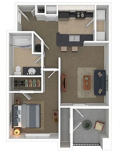 Floor plan A1 - RENOVATED