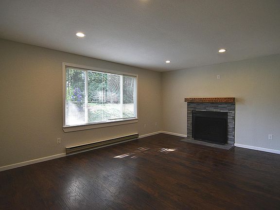 Oversize Living Room with Wood Burning Fireplace