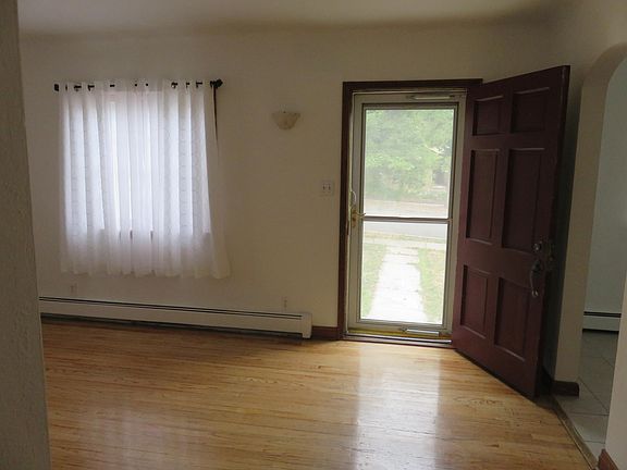 Main entry door to living room.
