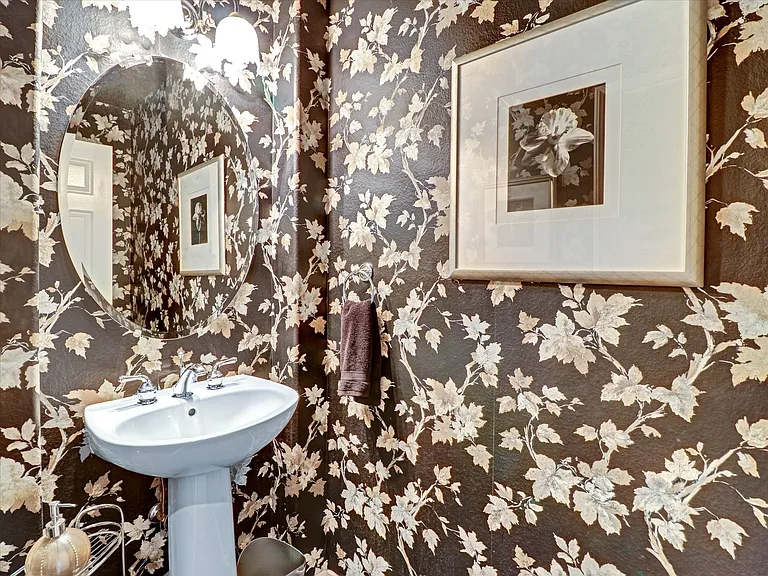 Hallway bathroom