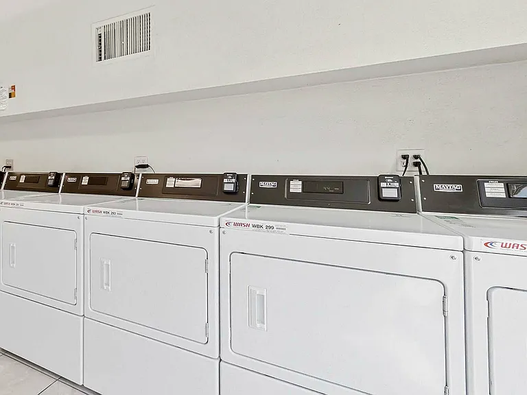 Enjoy the ease of on-site laundry in our modern facility, designed to save you time.