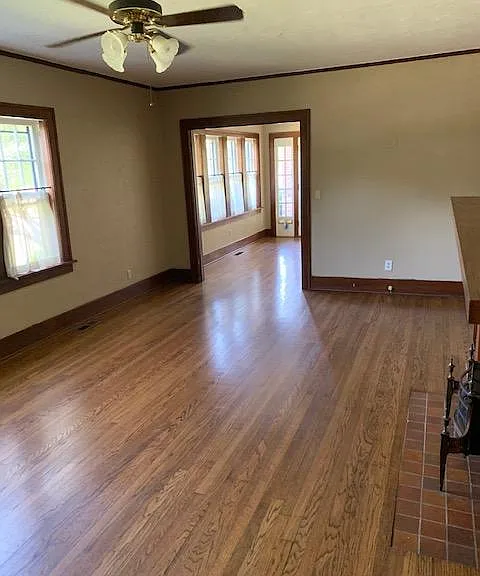 Living Room with entrance/office