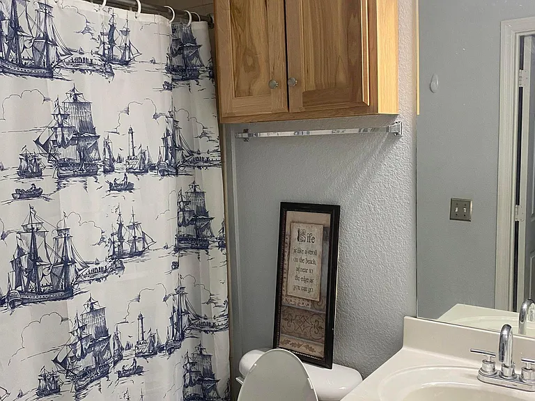 Master Bathroom- Large Tub and Shower, Extra Cabinet, Medicine Cabinet