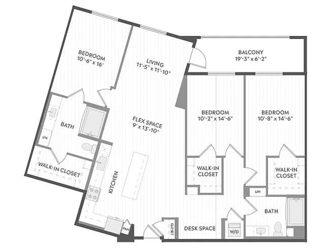 Floor plan D7
