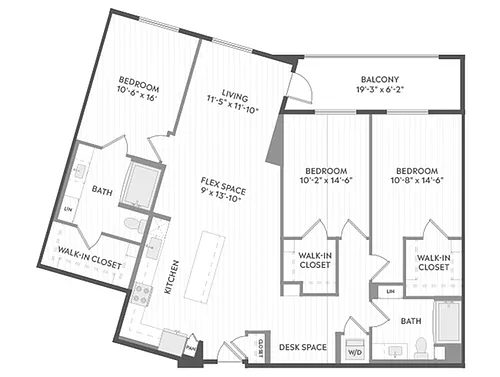 Floor plan D7