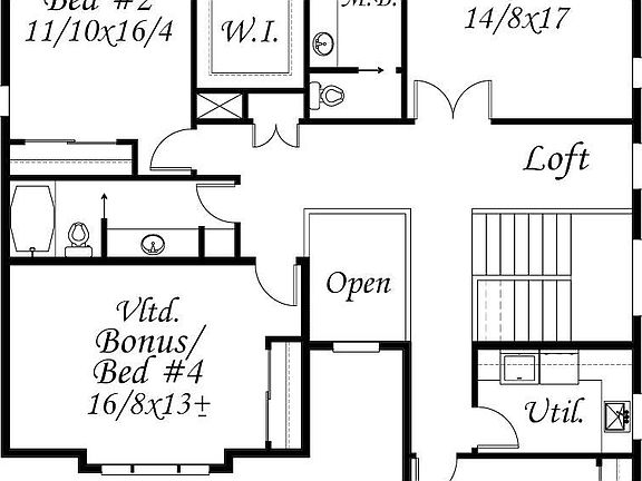 Floor Plan Upstairs